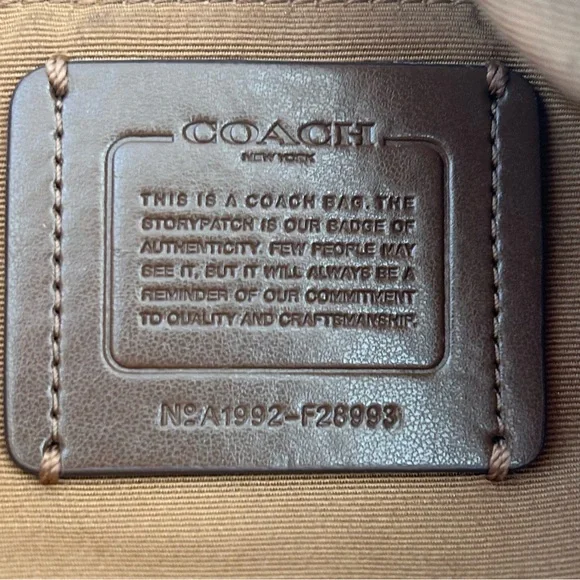 Coach Tan Leather Shoulder Bag - Picture 7 of 8